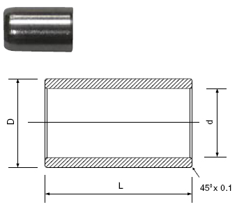 Втулки для установки вытяжных заклепок (крепление фасадной плиты), нержавеющая сталь (А2)