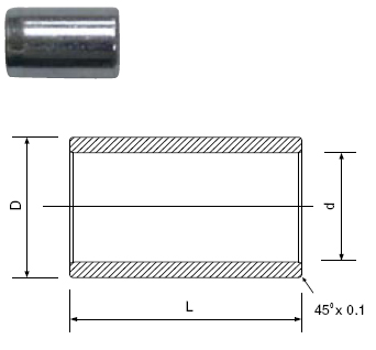 Втулки для установки вытяжных заклепок (крепление фасадной плиты), сталь (УС)